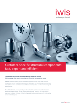 Customer-specific components: