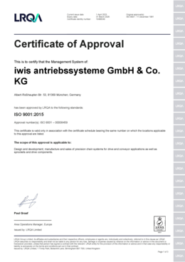 ISO 9001 | Certificate