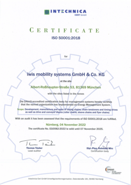 ISO 5000 |  Certificate