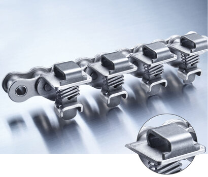 JWIS Grip Chain Version C with flat clamping surface